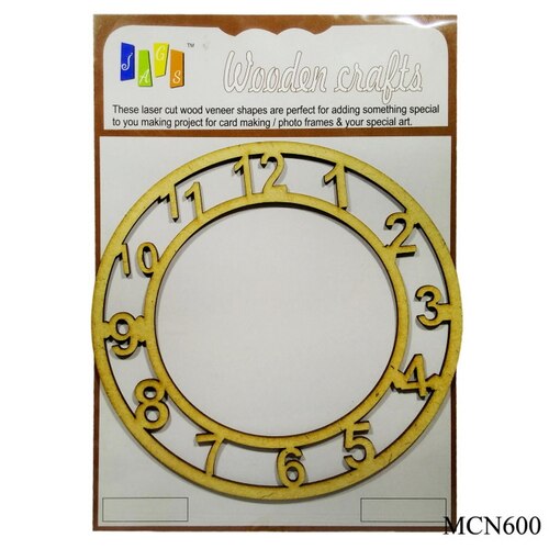 Mdf clock nomber  5 inch