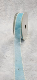 Pearl Edge Organza Ribbon – Decorative Gift Wrapping Ribbon