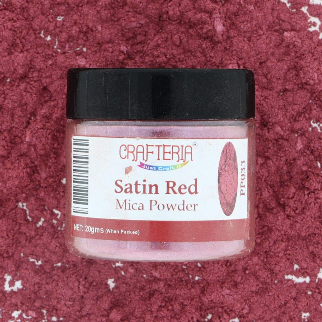PP033 Satin Red Pearl Mica Powder 20 Gram