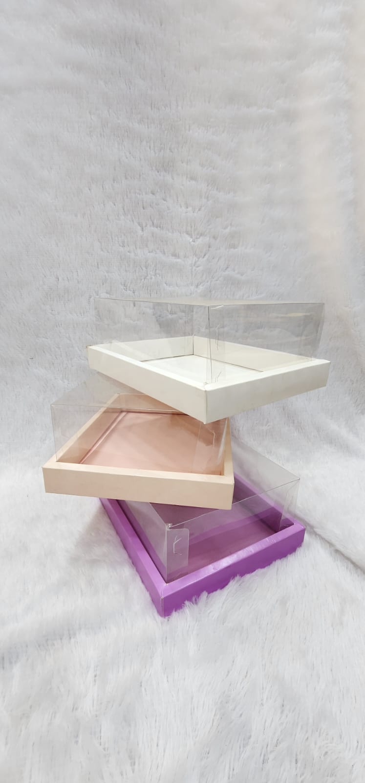 Transperant Rectangle pvc box