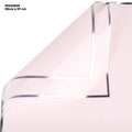 Bouquet Paper silver border [PINK]