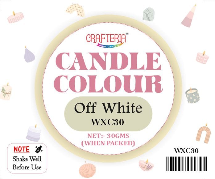 Off White Candle Colour