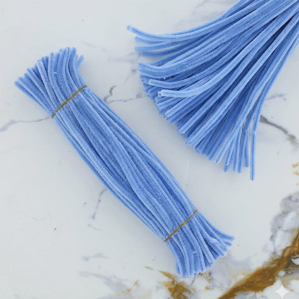 Premium Pipe Cleaners (8MM Approx.) -Blue