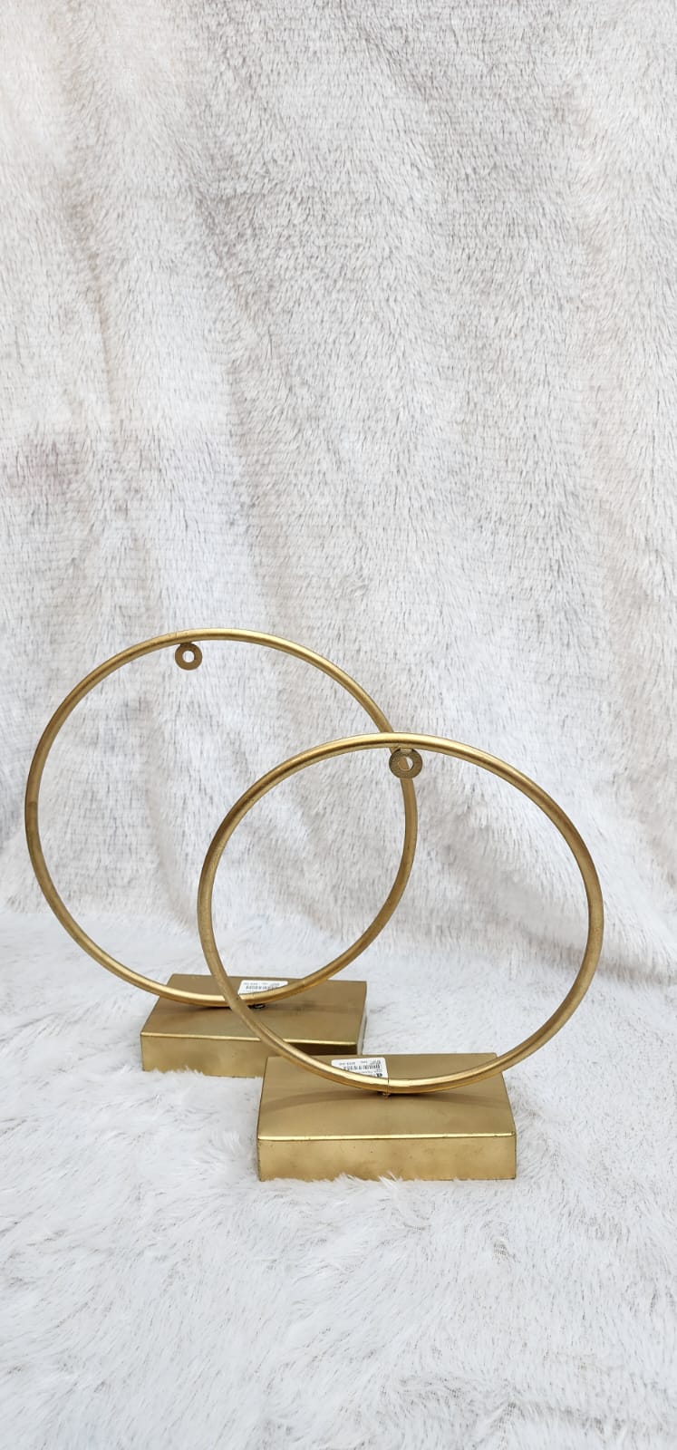 Golden Metal Hoop Stand