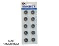 10Pcs Ring Magnet Small