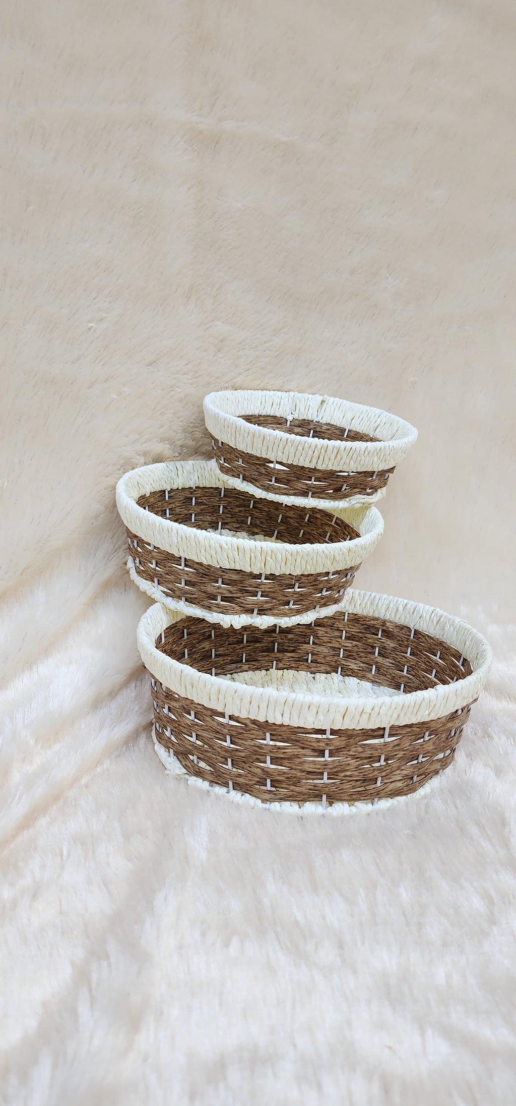 Set of 3 Woven Multi purpose Basket