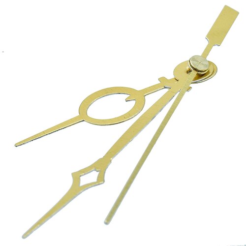 Clock hands set small kajal gold