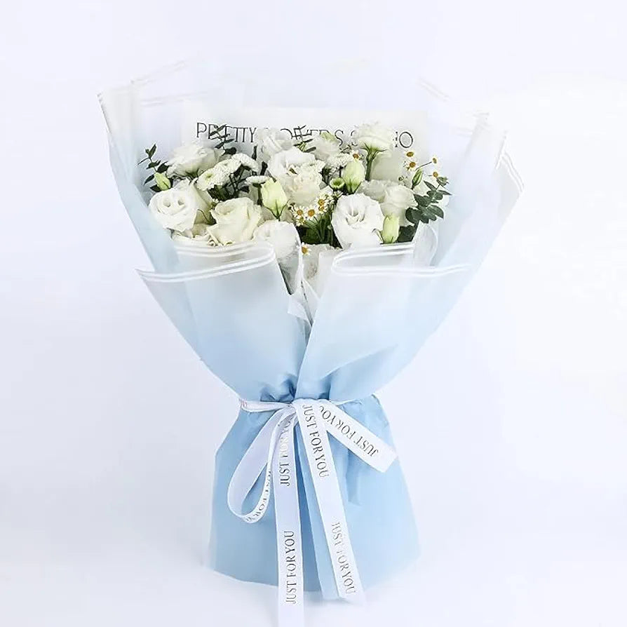 Double Line Flower Wrapping bouquet Paper