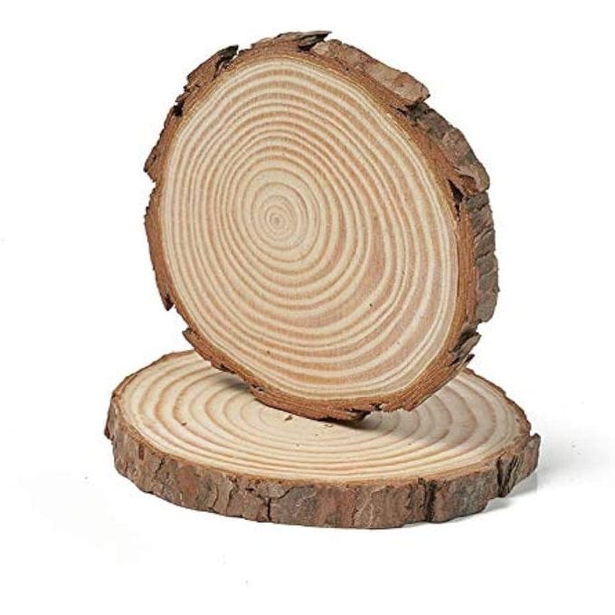 Natural wooden coaster