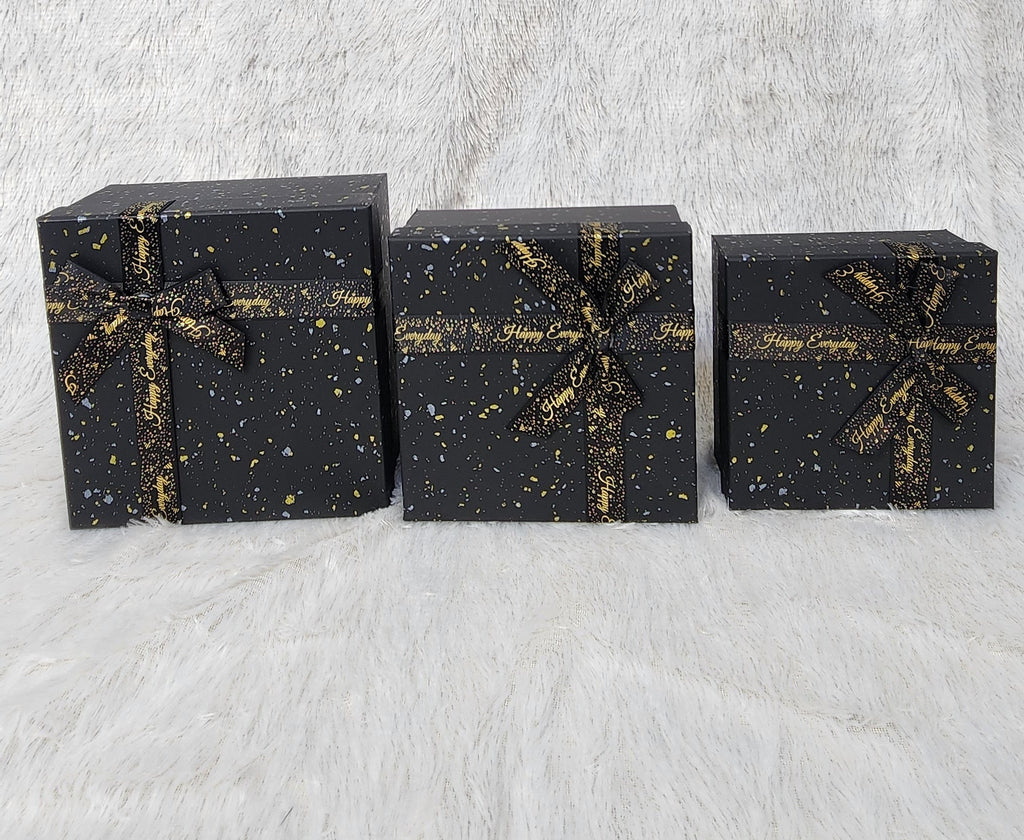 Royal Black Gold Gift Box Set