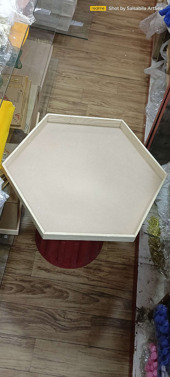 Hexagon tray MDF