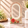 May Your Day Be Filled With Hope and Happiness” Rose Floral Gift Box with Window – Premium Gift Packaging Box