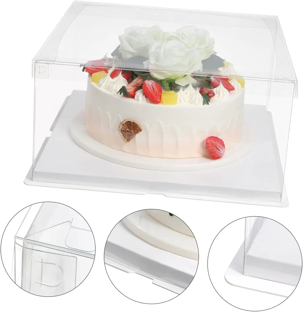 1pc transparent plastic pvc box 12x16