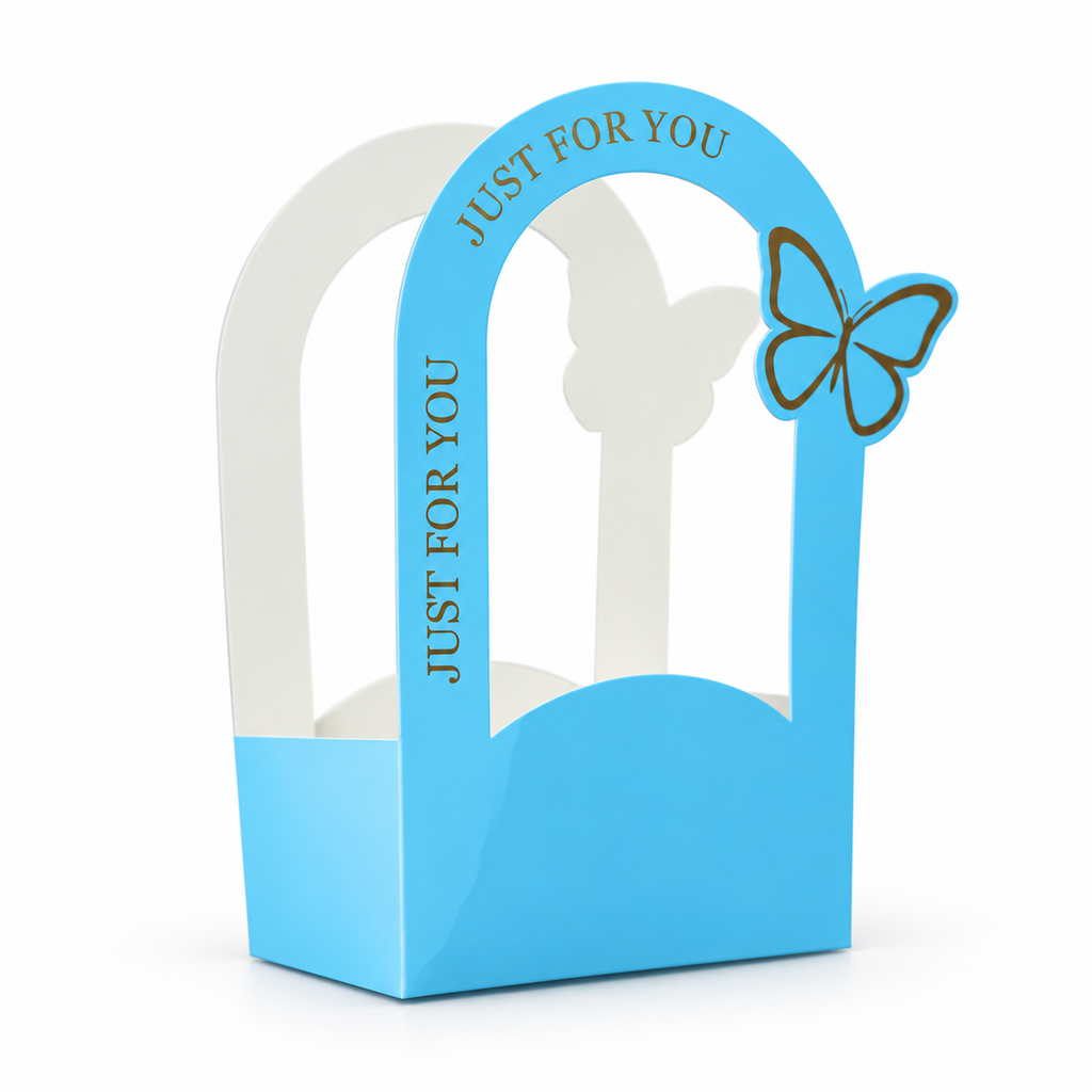 Just For You”  Butterfly Gift Box with Window – Premium Gift Packaging Box