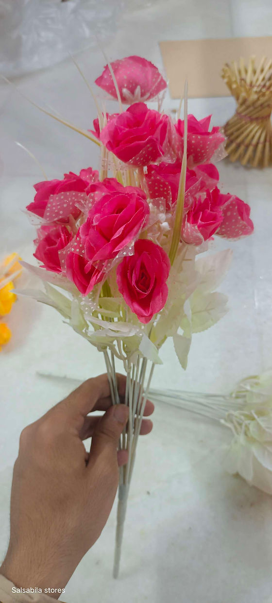 Glitter small roses bunch