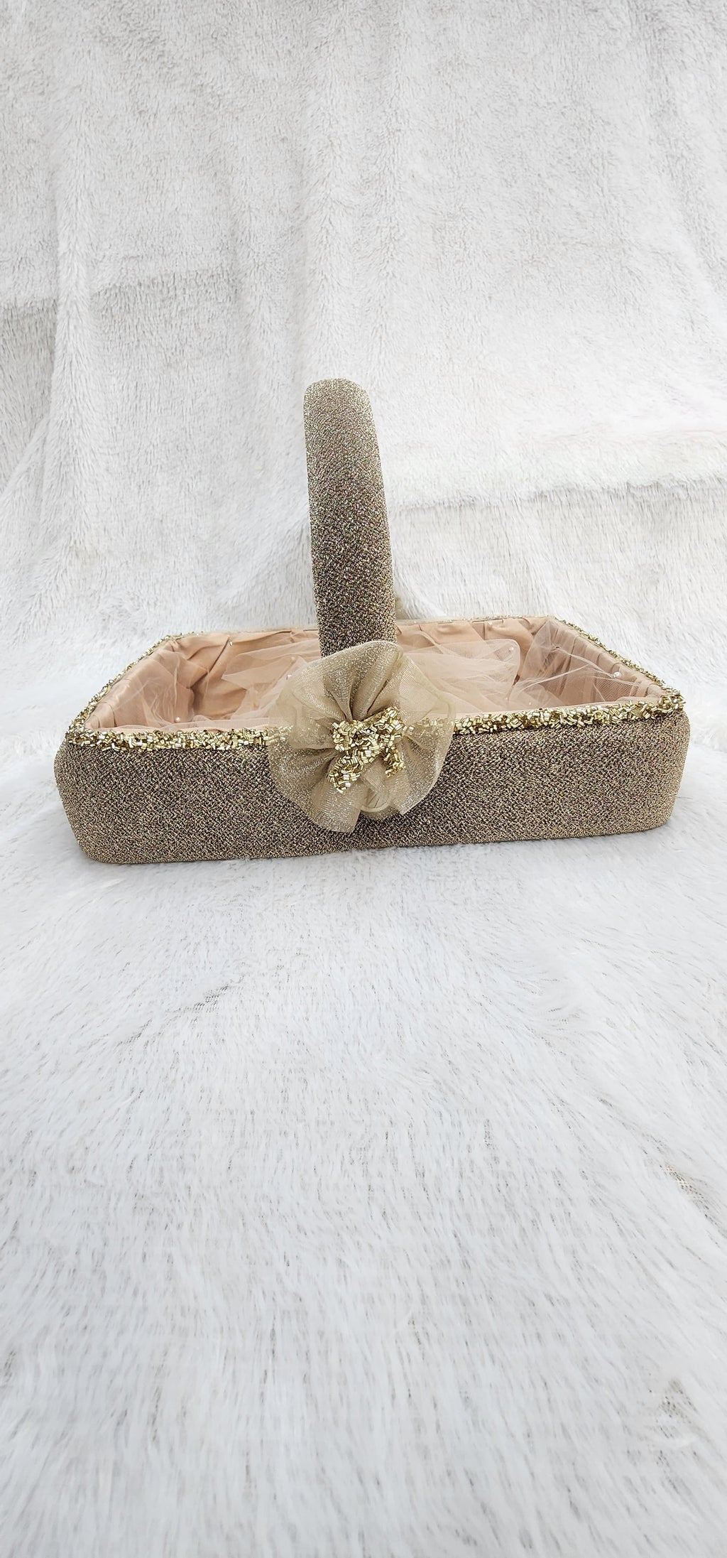 Designer Rose Gold Basket