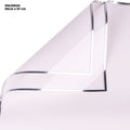Bouquet Paper silver border [Purple]