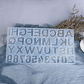 Reverse Alphabet Mould Without Hole (Heavy - 230Gms) Mould