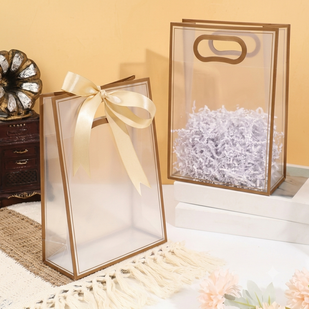 Frosted PVC Gift Bag ✅