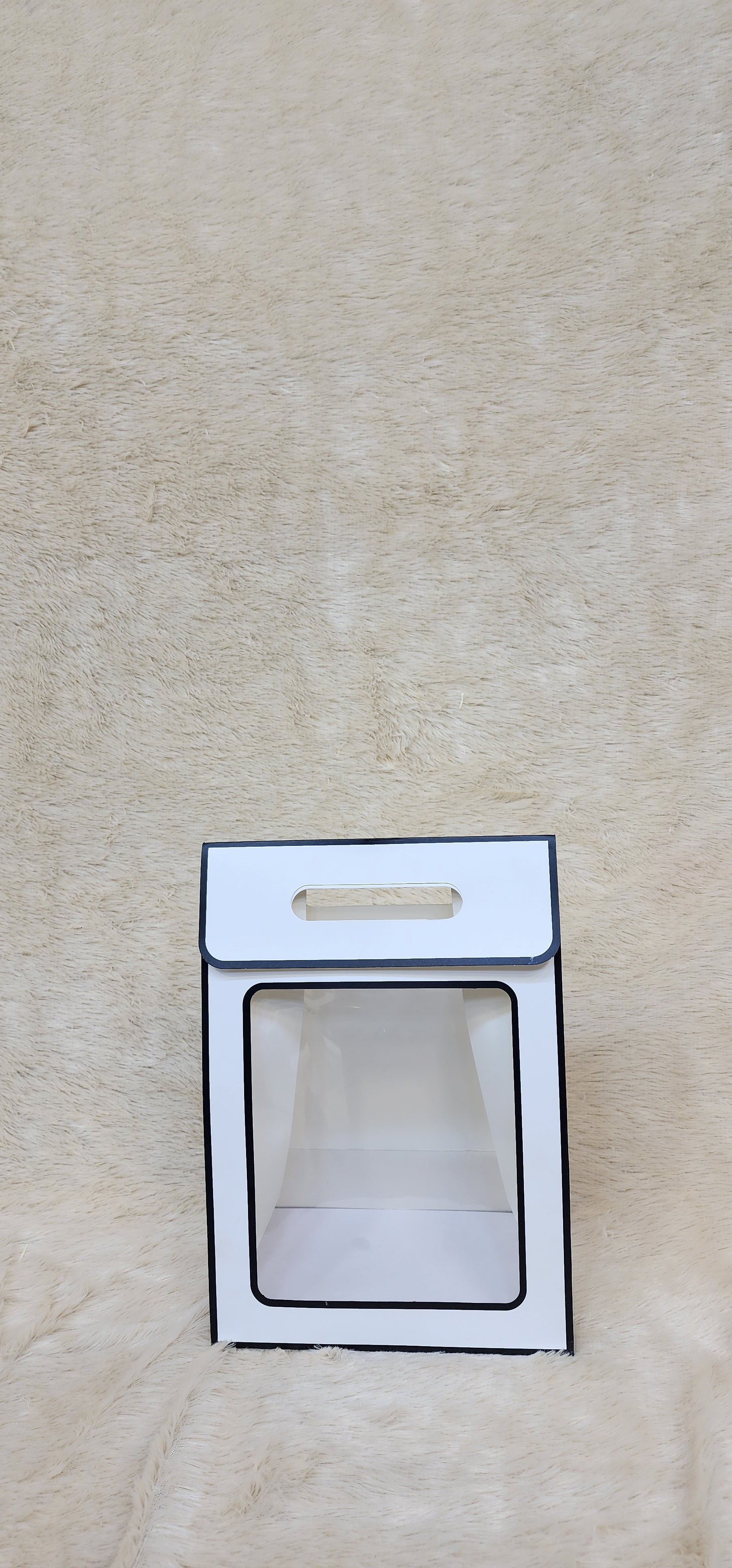 Window paper gift bag