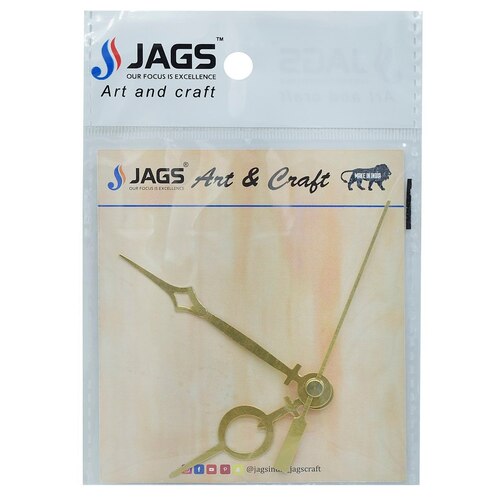 Clock hands set small kajal gold