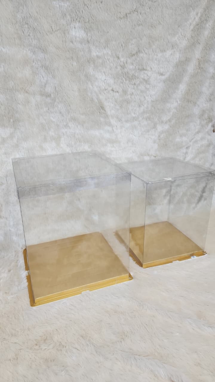 Full transparent pvc box , hamper box