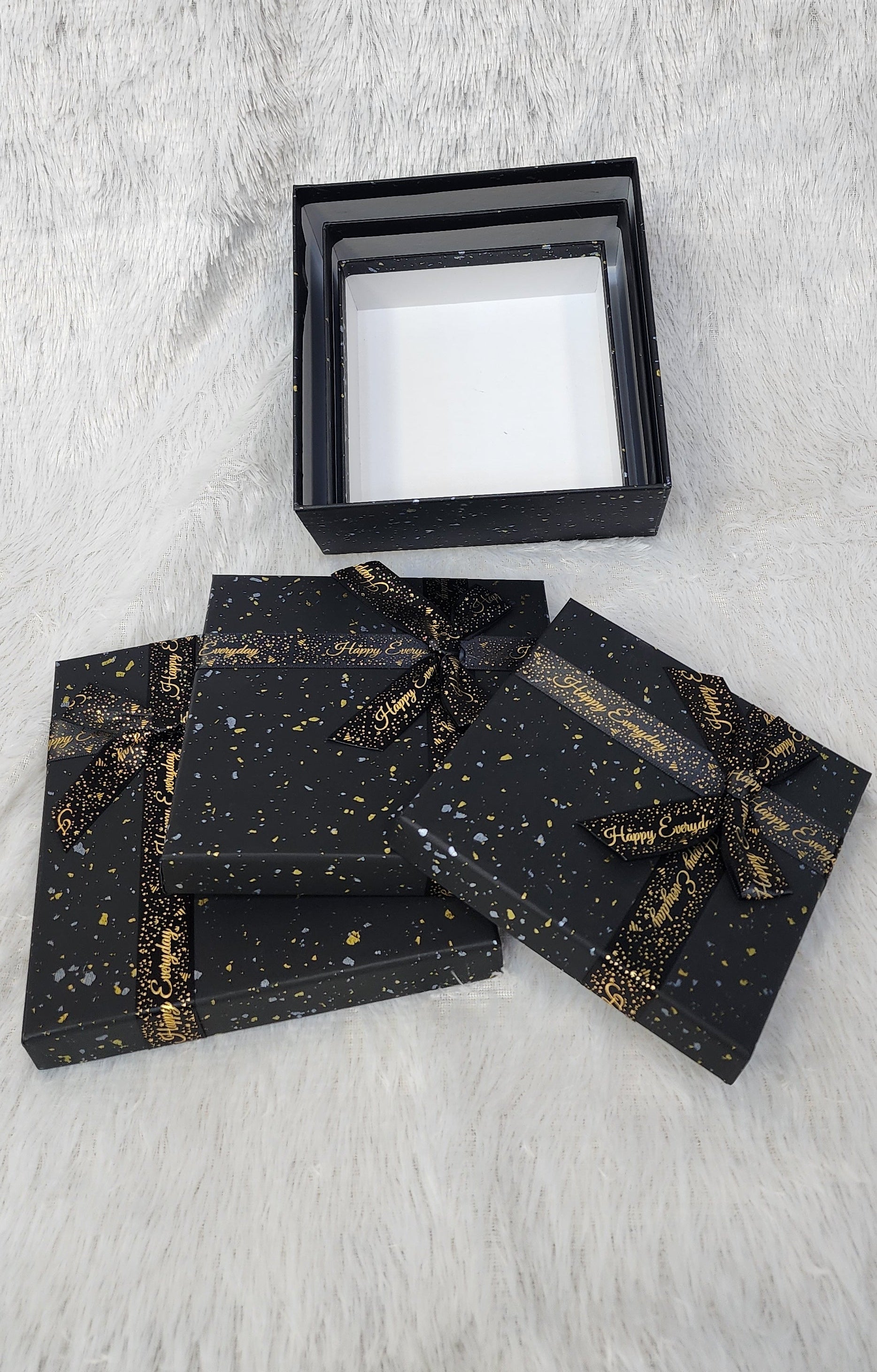 Royal Black Gold Gift Box Set