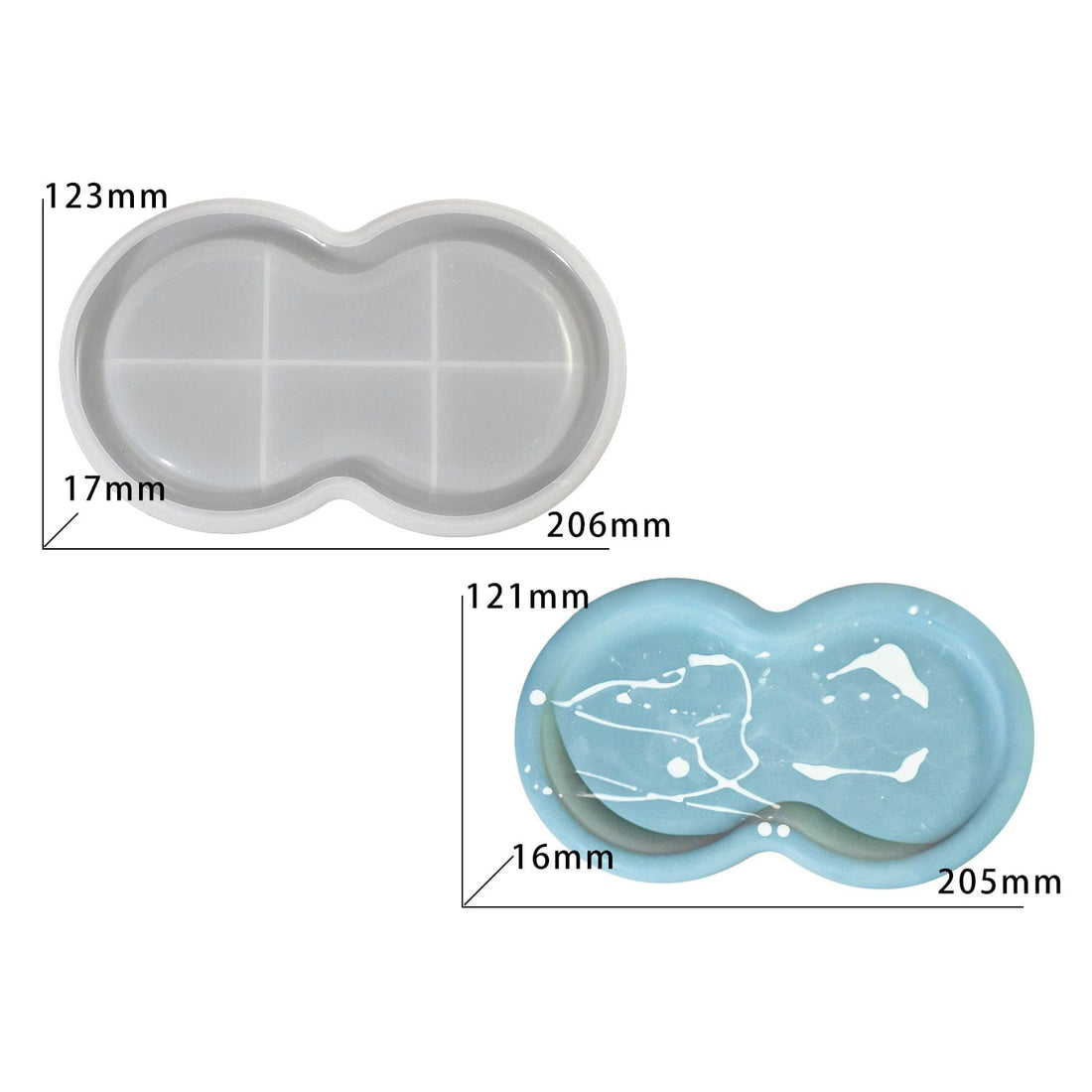 Short Tray Storage Circular Mould