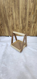 Wooden hanging tray