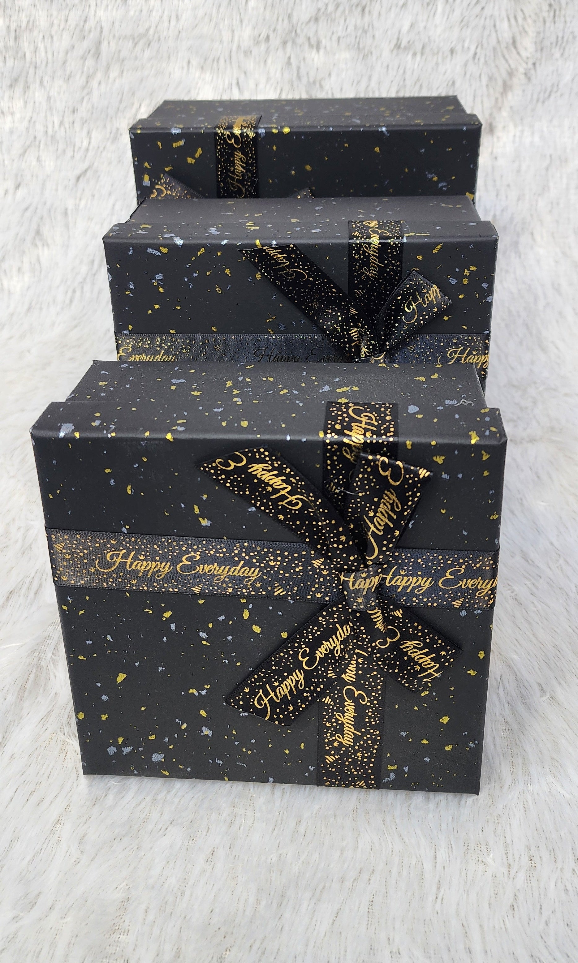 Royal Black Gold Gift Box Set