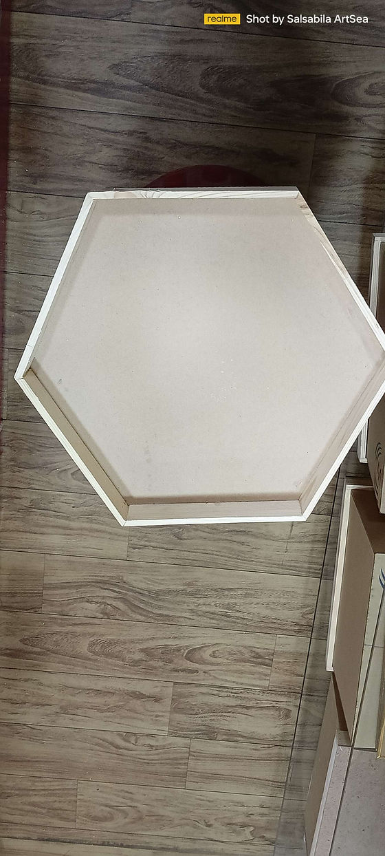 Hexagon tray MDF