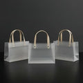 Transparent Frosted PVC Carry Bag for Gifts & Hampers