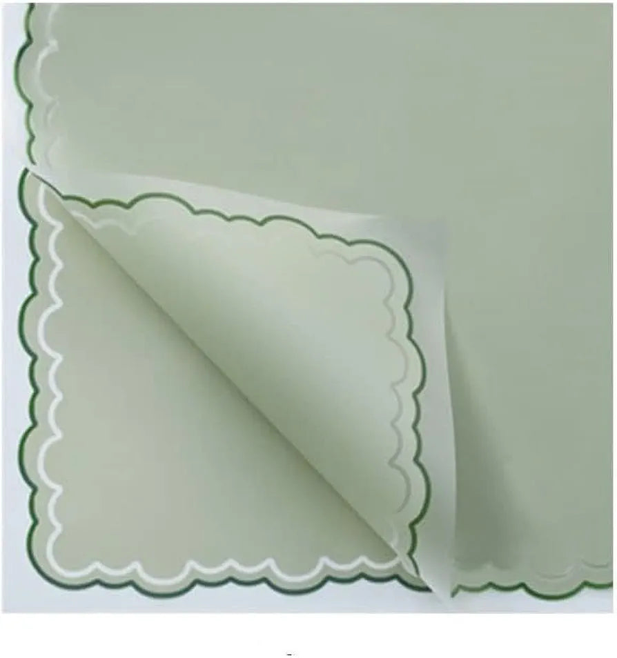 Wavy Line Design bouquet Wrapping Paper