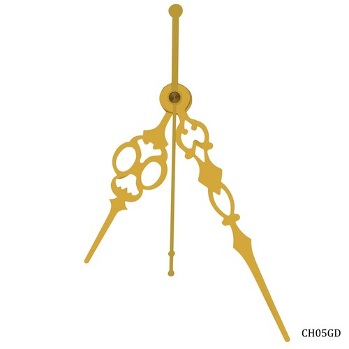 Clock hands set medium gold monalisa