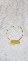 Golden Metal Hoop Stand