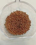 JAGS CRAFT BEADS ROUND COPPER COLOUR