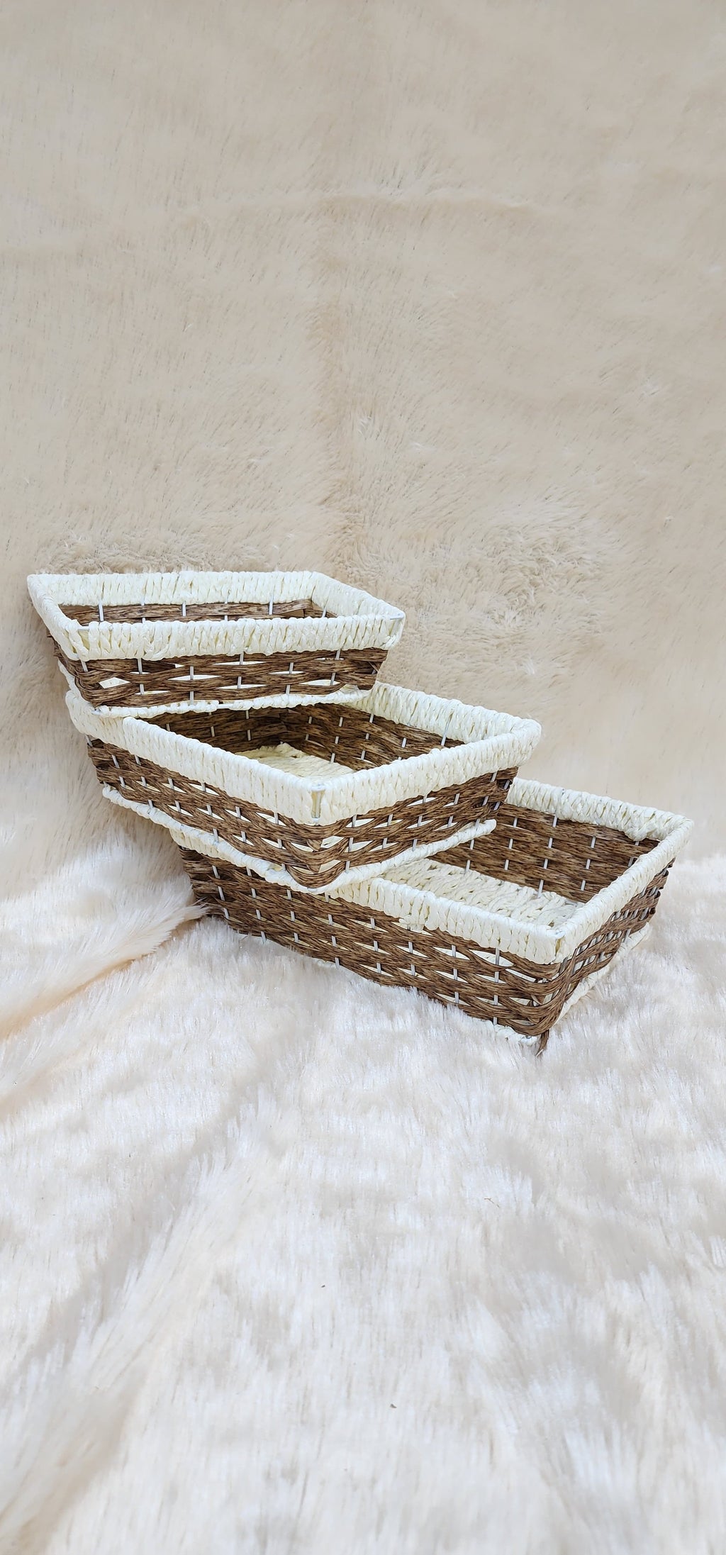 Set of 3 Woven Multi purpose Basket
