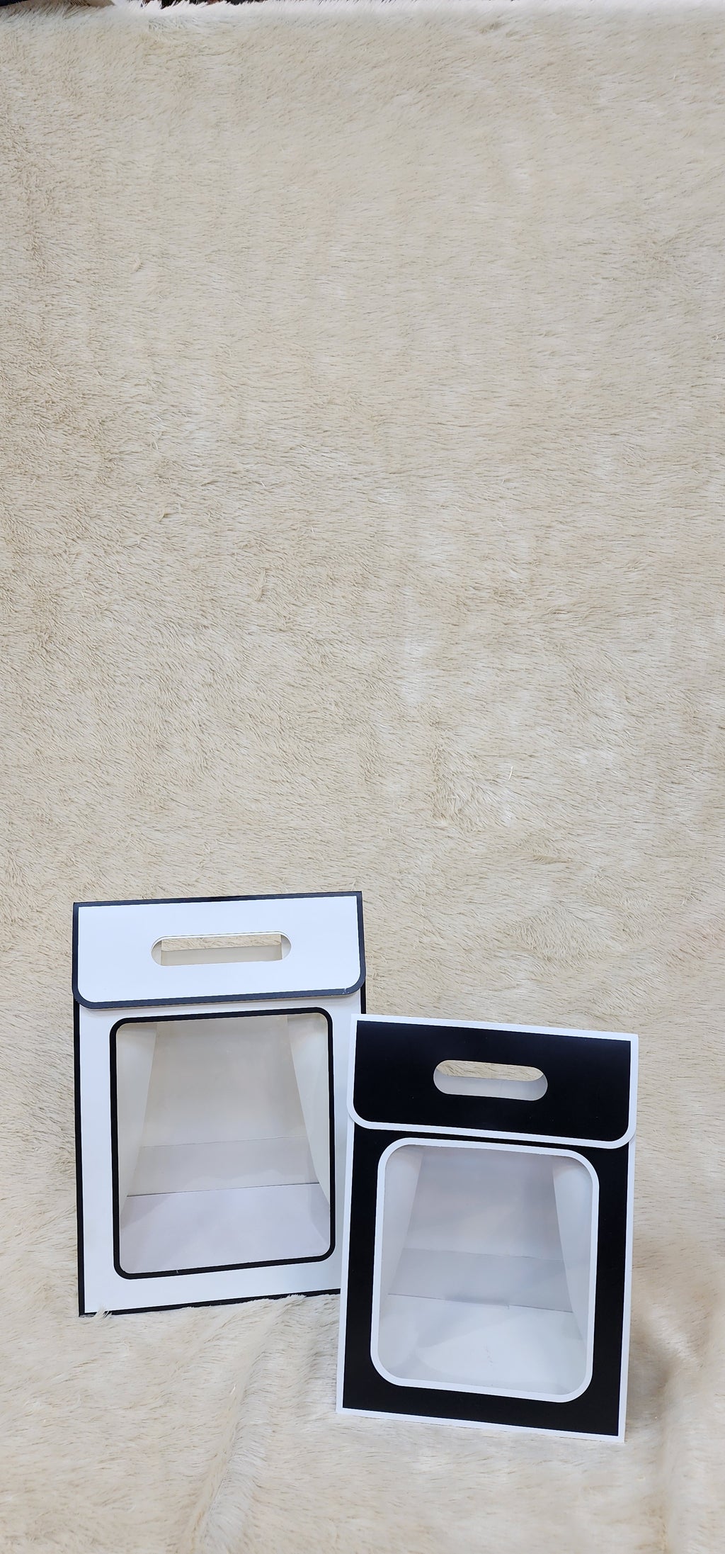 Window paper gift bag