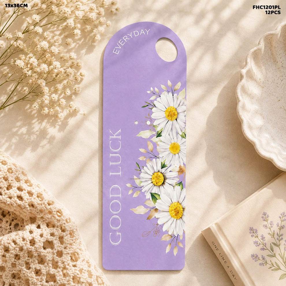 Flower Holder Card Purple