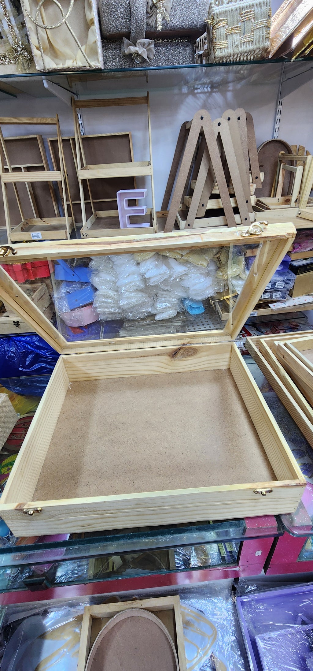 Wooden Window Acrylic Box
