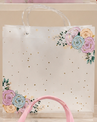 Dot dot printed bag