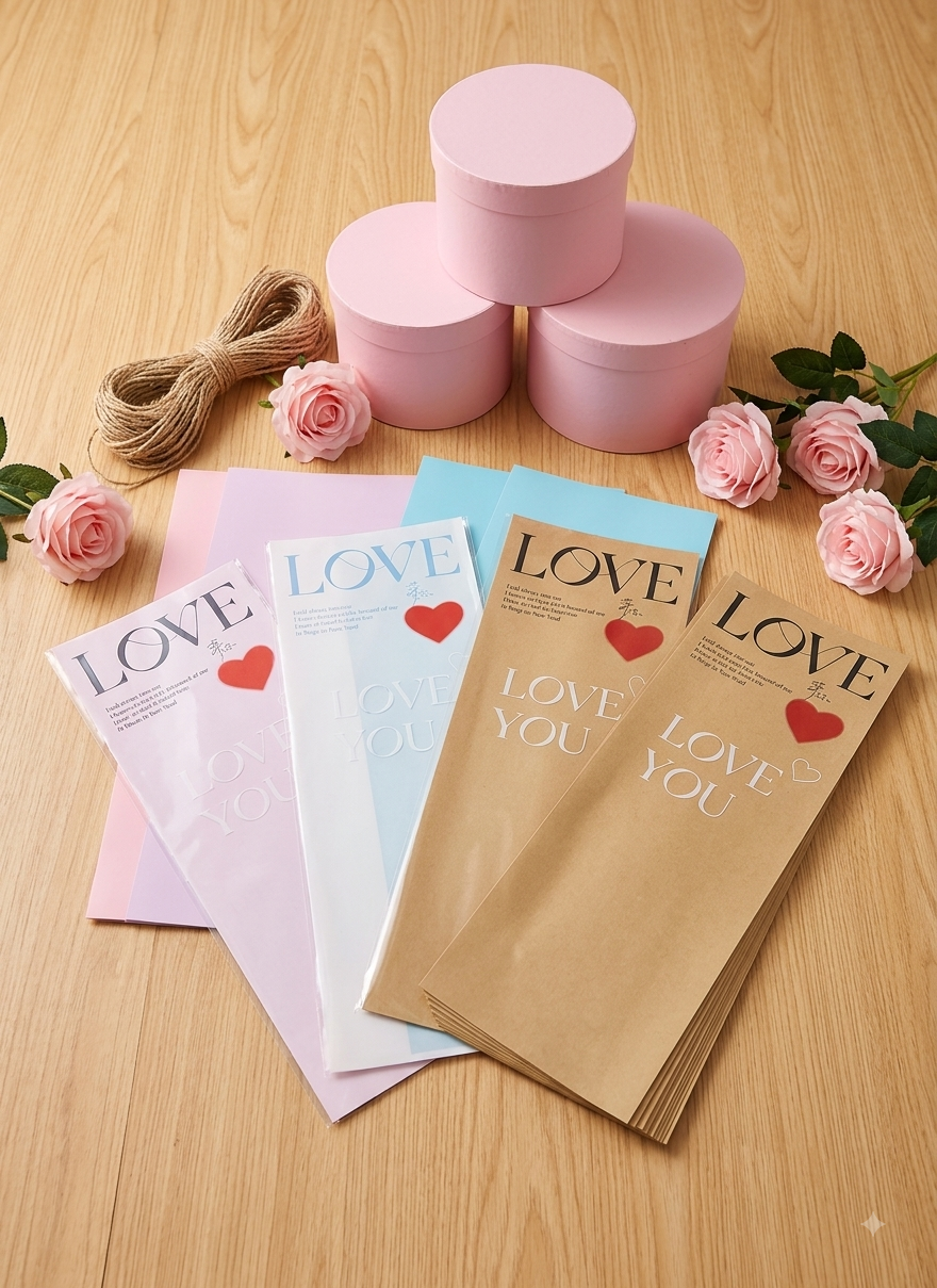 LOVE TRANSPARENT ROSE BOUQUET