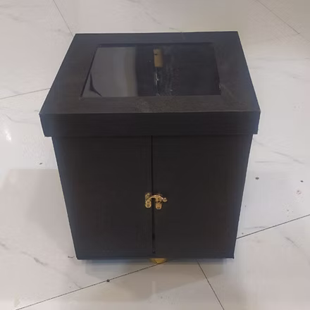 Hardboard Black Decoration Box